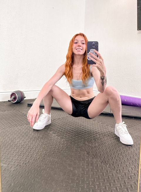 Petite Redhead Dirty Talks Her Way Out Of Getting Caught: Gallery #50