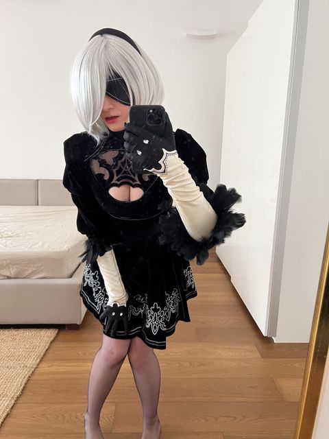Amber As 2B From Nier Automata: Gallery #38