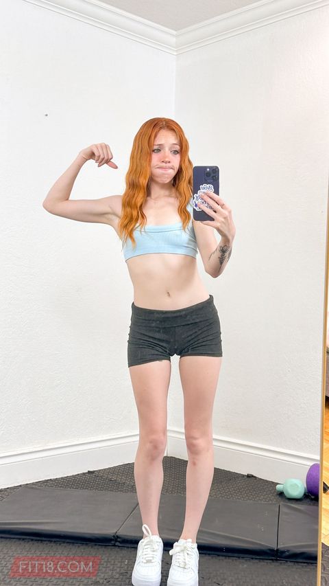 Petite Redhead Dirty Talks Her Way Out Of Getting Caught: Gallery #48