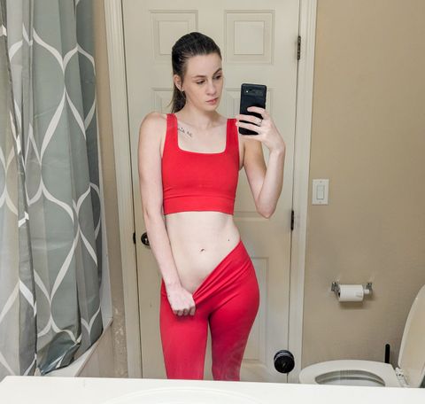 Lilly Jade Initial Fitness Casting and Creampie: Gallery #24