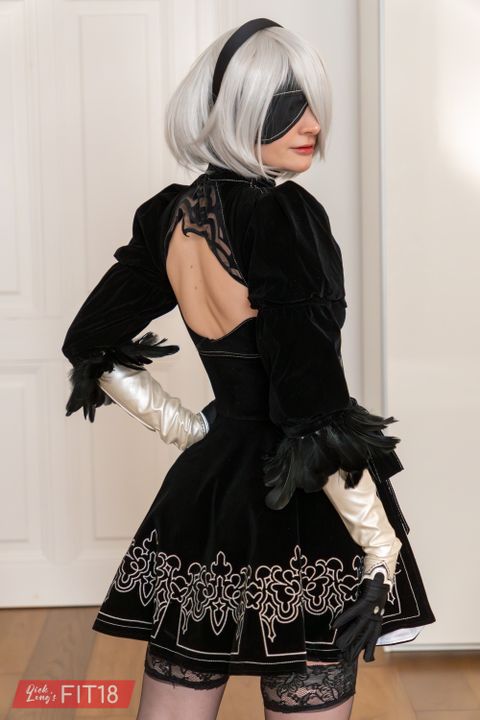 Amber As 2B From Nier Automata: Gallery #3