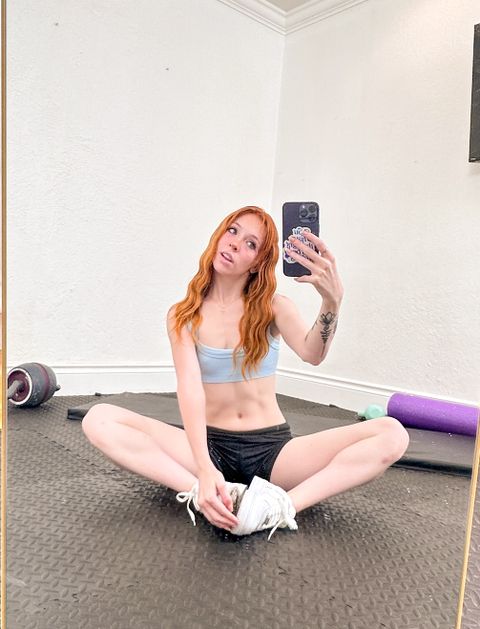 Petite Redhead Dirty Talks Her Way Out Of Getting Caught: Gallery #51