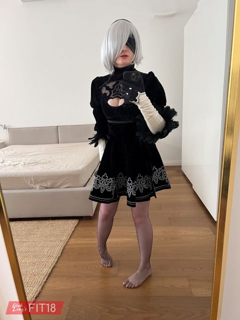 Amber As 2B From Nier Automata: Gallery #37