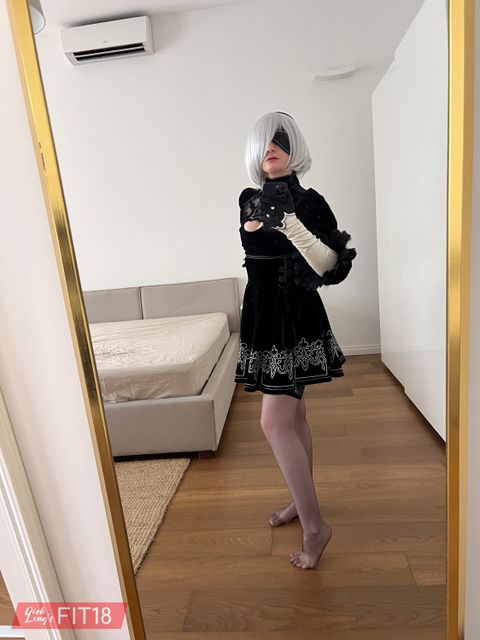 Amber As 2B From Nier Automata: Gallery #36
