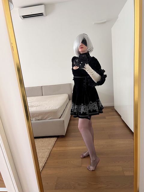 Amber As 2B From Nier Automata: Gallery #36