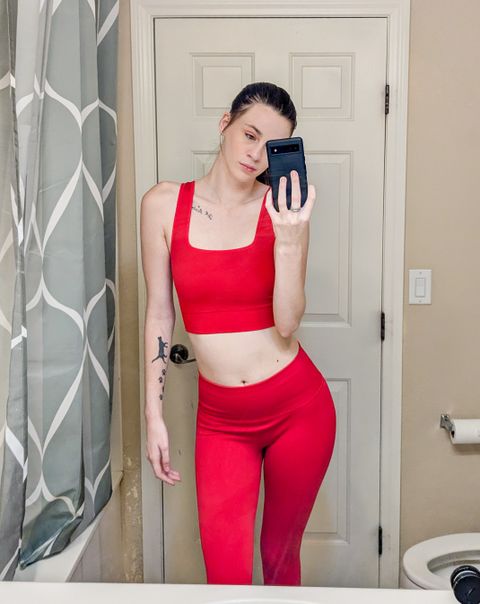 Lilly Jade Initial Fitness Casting and Creampie: Gallery #21