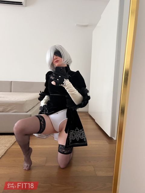 Amber As 2B From Nier Automata: Gallery #41